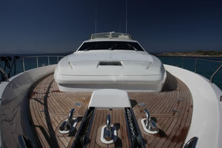 KENTAVROS II Ferretti 80 feet luxury crewed motor yacht charter Greece